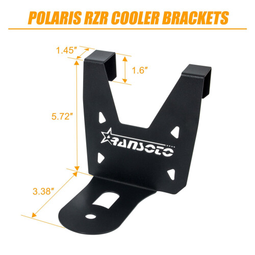 ATV UTV Cooler Mounting Brackets for RZR 1000 XP 1000 Turbo 20142021