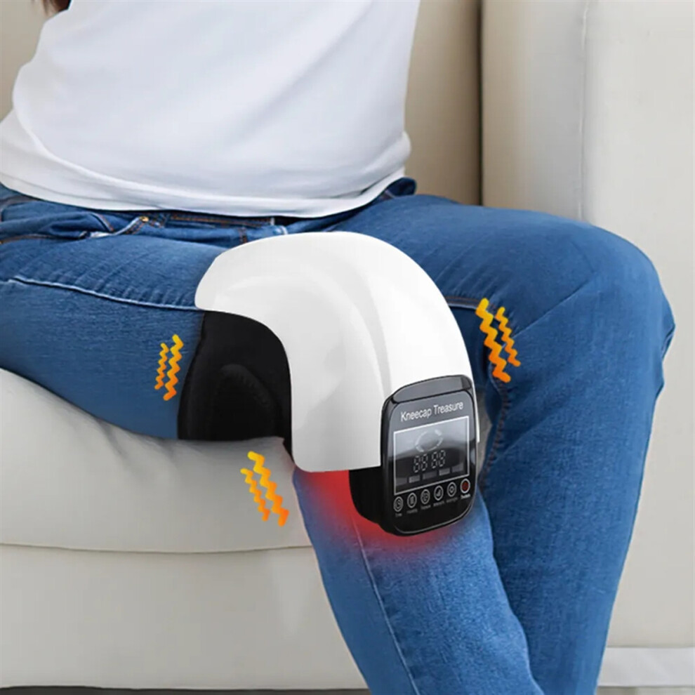 Spactz Electric Infrared Heating Knee Massager Air Pressure And Vibration Physiotherapy Instrument Knee Massage Rehabilitation