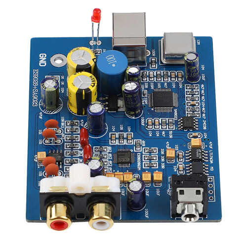 MIni USB Decoder Board ES9028K2M+SA9023 Fever Audio DAC Sound Card Decoding Module DIY for Power Amplifiers Home Theater 2