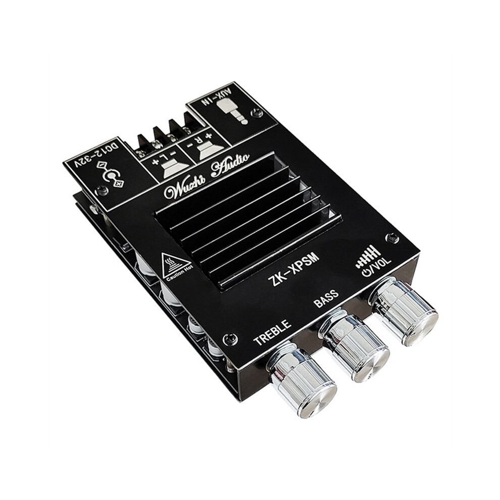 Xpsm Audio Amplifier Board 150Wx2 Tda7498e Stereo Bass Adjustment Bluetooth Audio Power Amplifier Board Module Black 4851084550006