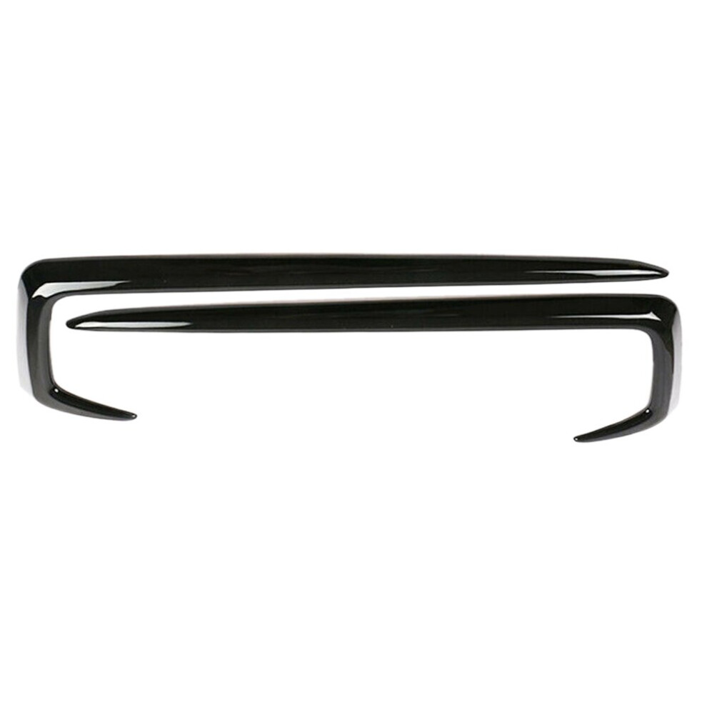2Pcs Gloss Exterior Front Fog Lamp Cover Trim Fit For 2019-2020 Black/Light 4851084569114
