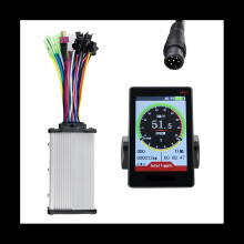 M6T Electric Bike LCD Display Meter+36V 350W Sine Wave Controller Color Screen Universal for E-Bike E Scooter(6PIN)