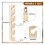 2 PCS Hat Rack for Wall Wooden Baseball Caps Organizer Wall Mount Baseball Hat Holder Vertical Hat Racks for Closet 3