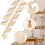 2 PCS Hat Rack for Wall Wooden Baseball Caps Organizer Wall Mount Baseball Hat Holder Vertical Hat Racks for Closet 5