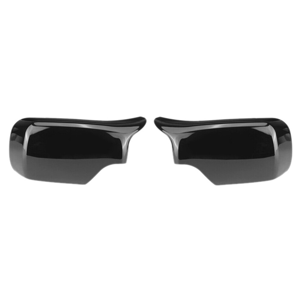 Car Rearview Mirror Covers Side Mirror Caps For E46 E39 Sedan/Touring 1998 1999 2000-2005 Black 4851084537106