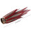 Wind Resistant Metal Agave Art Plant Garden Sculpture Outdoor Decoration Lawn Decoration (12 Leaf Red 1Pc) 4
