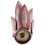Wind Resistant Metal Agave Art Plant Garden Sculpture Outdoor Decoration Lawn Decoration (12 Leaf Red 1Pc) 5