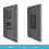 120X240mm Dust Filter for Computer Cooler Fan,Magnetic Frame Dust Filter,Dustproof PVC Cover Computer Fan Grills, 4 Pack 3
