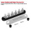 300A Automotive Busbar 12V Power Distribution Block M10 Terminal 48V DC Automotive and Marine Positive Grounding Bus 4