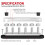 300A Automotive Busbar 12V Power Distribution Block M10 Terminal 48V DC Automotive and Marine Positive Grounding Bus 5