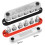 300A Automotive Busbar 12V Power Distribution Block M10 Terminal 48V DC Automotive and Marine Positive Grounding Bus 1