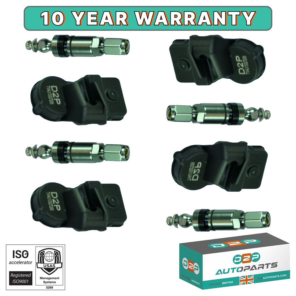4 Pcs Of Tpms Valves For Alfa Romeo 4C 8C 159 Brera Giulietta Giulia Mito Spider 5056167424635