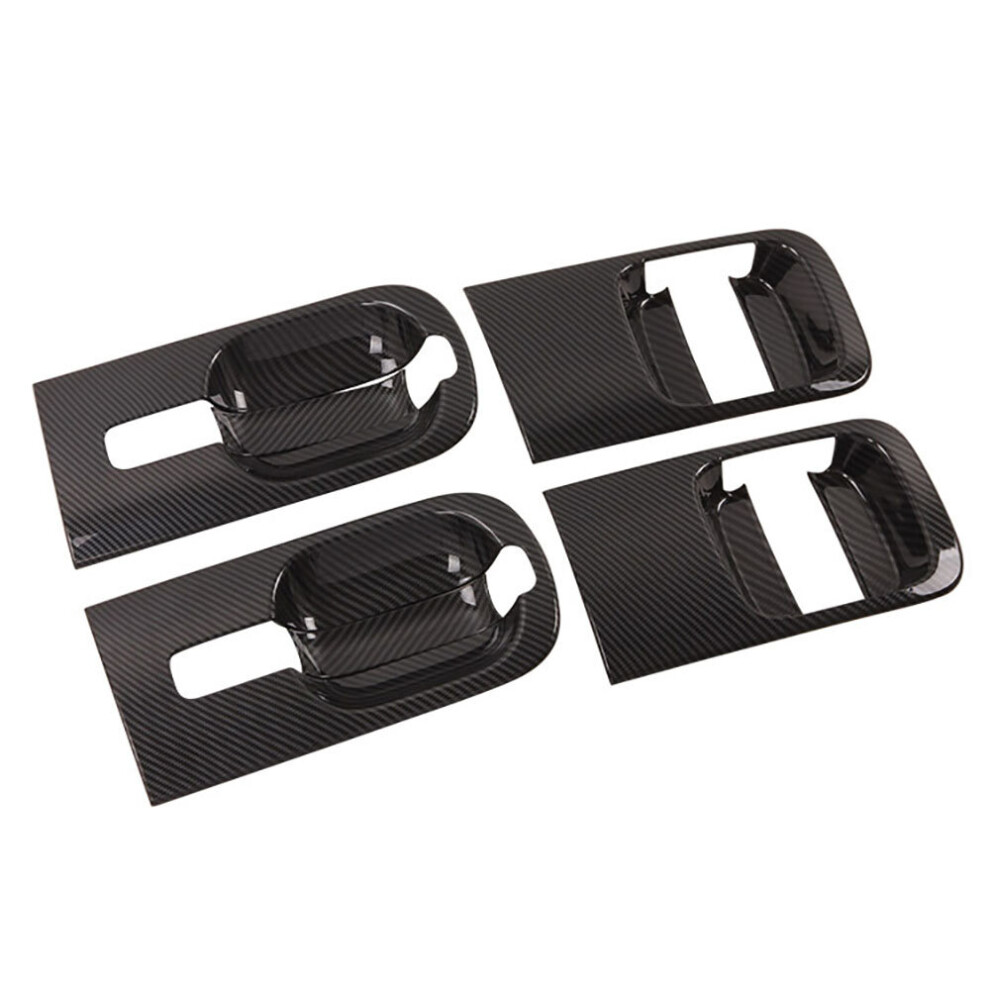 6Pcs/Set Car Abs Carbon Fiber Door Handle Bowl Cover For Grand Starex H1 I800 2018-2020 Car Accessories 4851084565208