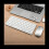 Wireless Bluetooth Keyboard Mouse Three Mode Keyboard Rechargeable Keyboard Mouse Support Tablet Laptop Computer Black 5