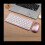 Wireless Bluetooth Keyboard Mouse Three Mode Keyboard Rechargeable Keyboard Mouse Support Tablet Laptop Computer Silver 6