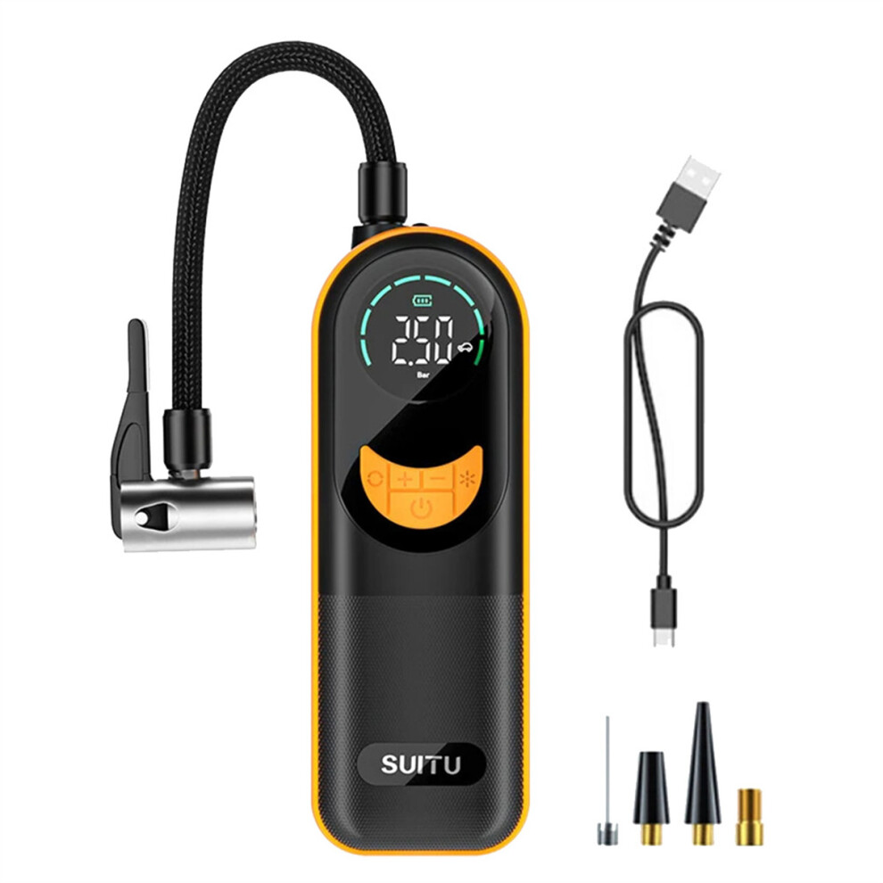 Car Air Compressor Portable Electric Tyre Inflator Pump 150Psi Wireless Inflatable Pump Air Pump For Car Bicycle Tire 4851302180510