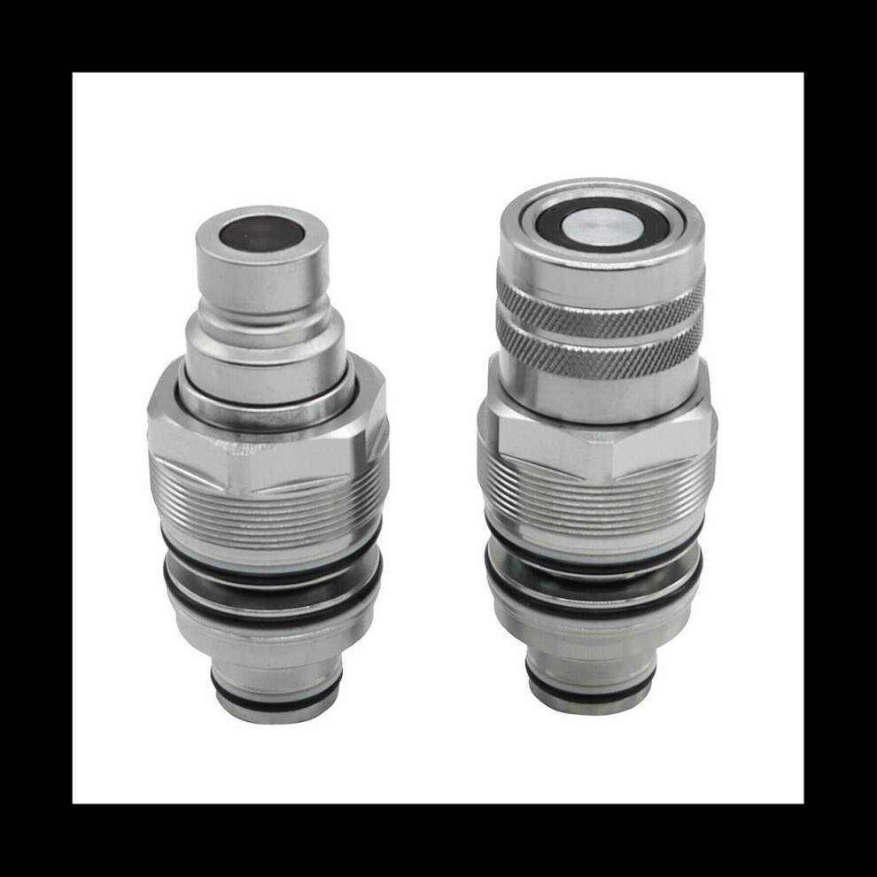 6680018 6679837 Hydraulic Flat Face Quick Coupler For Bobcat Skid Steer 4851084521679