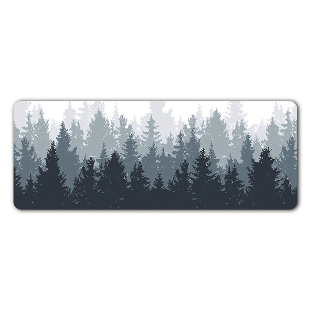 Forest Mouse Pad Mat (31.5X11.8 In) Extended Gaming Mouse Pad With Non- Topographic Contour Extended Big Mouse Pad 4852131867023
