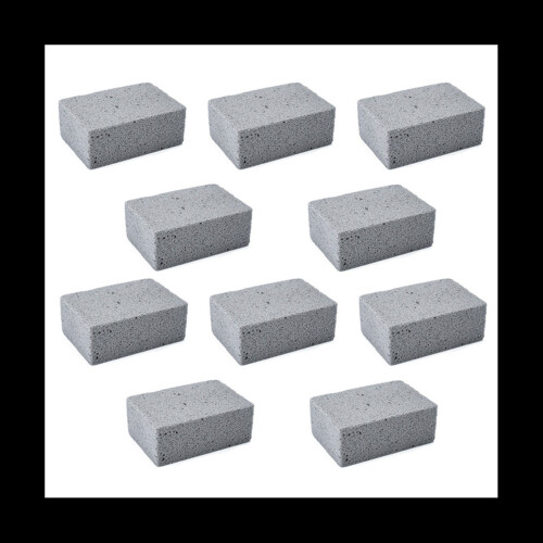 10-Pack Grill Cleaning Bricks, Kitchen Stove Brush Degreasing Rust Kitchen Picnic Cleaning Tools