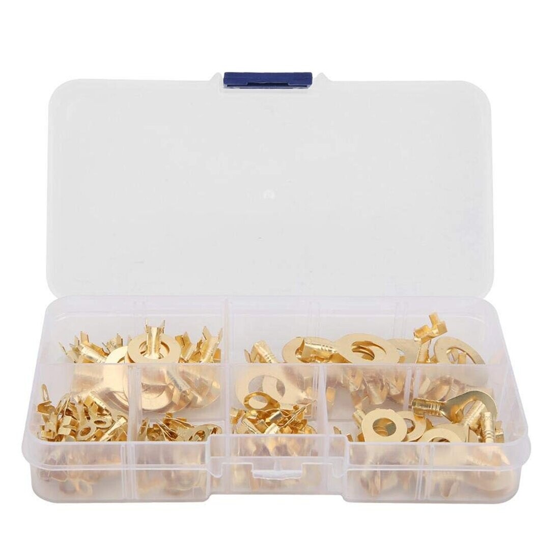 150 Pcs Silver O-Type Wire Crimp Copper Terminal Connerctor - Foto 3