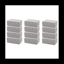 12PCS BBQ Grill Cleaning Brush Brick Block Barbecue Cleaning Stone Pumice Brick for Barbecue Rack Cleaner BBQ Tools