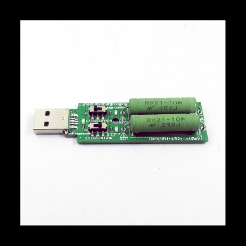 USB Resistor Dc Electronic Load with Switch Adjustable 5V1A/2A/3A ...