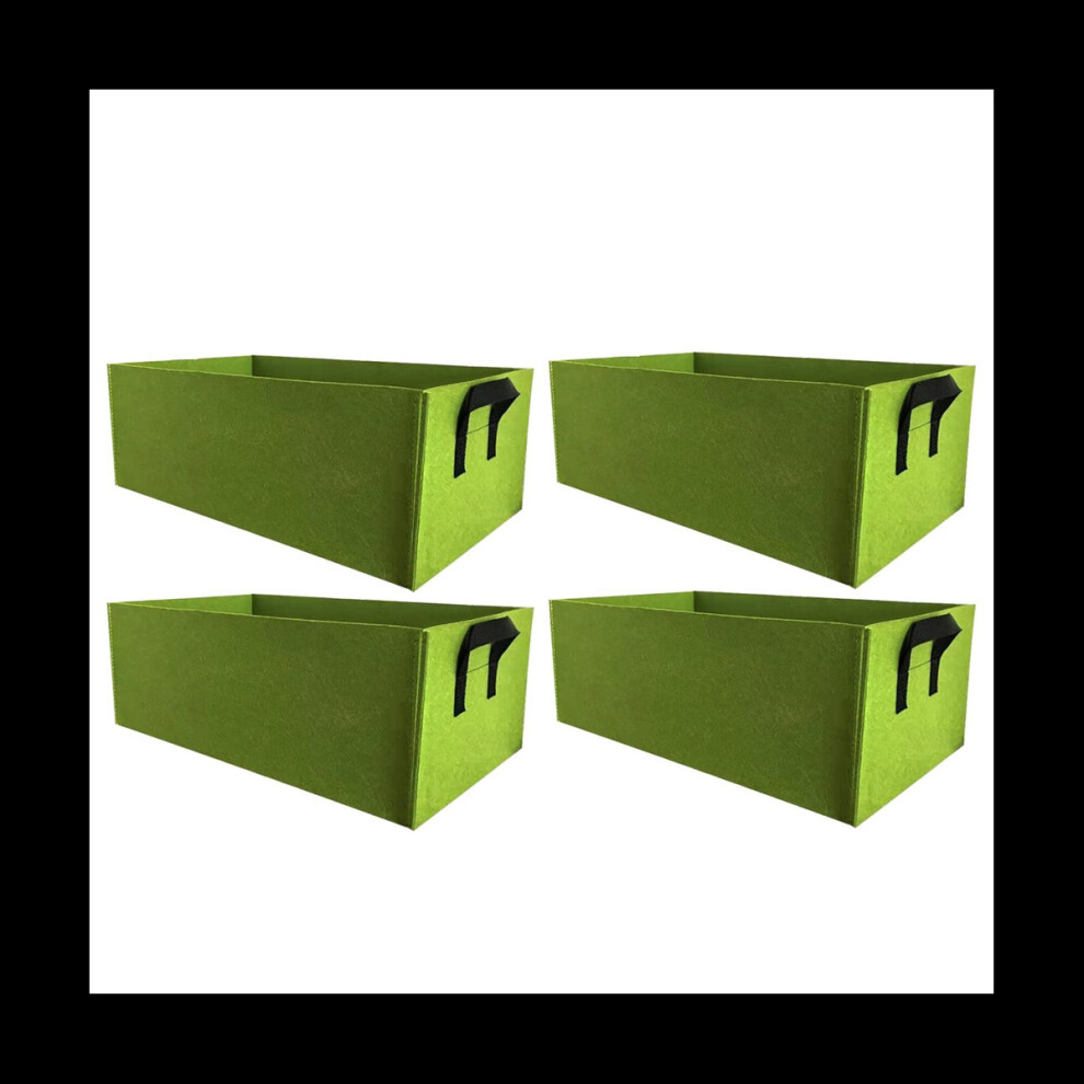 4PCS Fabric Plant Pot Grow Bags Vegetable Tomato Strawberry Growing Planter Garden Potato Planting Pots, B