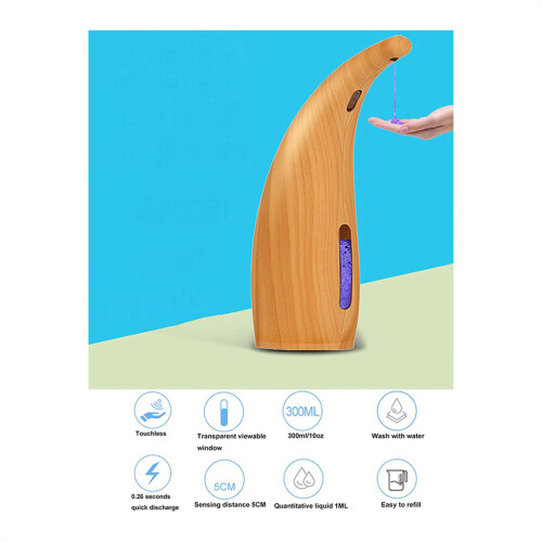 Automatic Sensor Soap Dispenser Touchless Liquid HandSoap Dispenser with Infrared Motion Sensor 300Ml/11Oz B 2