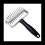 Pizza Dough Roller Stainless Steel, Pizza Pin Puncher Dough Hole Maker with Plastic Handle, Docking Tool 1
