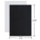 Black Adhesive Back Felt Sheets Fabric Sticky Back Sheets Self-Adhesive Durable and Water Resistant, 10 PCS 2