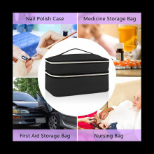 Sewing Supplies Organizer Bag, Double-Layer Sewing Box Organizer Accessories Storage Bag,B