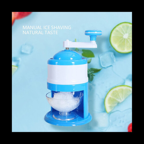 Hand-Shaved Ice Machine, Manual Fruit Smoothie Machine, Mini Household Small Ice Crusher Ice Machine 1