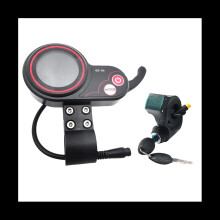 QS-S4 72V Thumb Throttle LCD Display Meter+3PIN Ignition Lock Key Only for Zero 11X Electric Scooter 6PIN Display