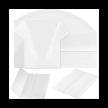 120Pcs Pre-Folded Vellum Paper, Printable Vellum Jackets Translucent Vellum Paper 5X7 Inch Vellum Paper Wraps