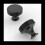 10 Pack Matte Black Knurled Cabinet Knobs Round Kitchen Cabinet Pulls for Drawer Dresser, Cupboard and Wardrobe 4
