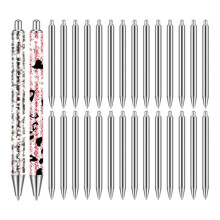 30 PCS Stainless Steel Pen Blanks for DIY Glitter Pens Epoxy Resin Pens for Handmade Painting Gifts Business