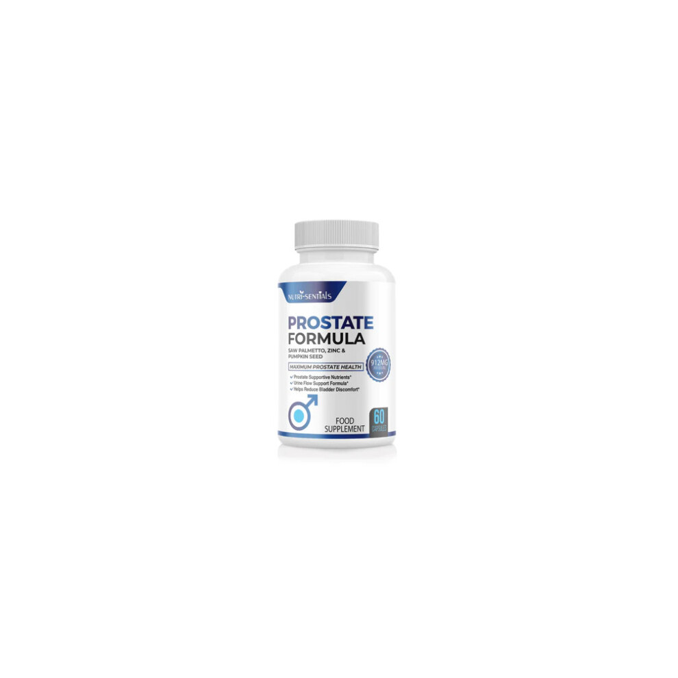 Prostate Formula Prostate Support Supplement 33 Herbs to Support Prostate Health Urine Flow and Reduce Bladder Discomfort Vitamins 60 Capsules