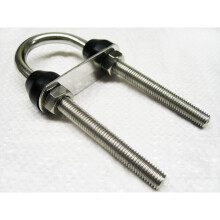 Stainless Steel Extended U Bolt 10MM x 90MM (Nylon Collar Pipe Clamp)