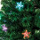 Premier Fibre Optic Star Tree with Multi Coloured LED Lights 1.2M 2