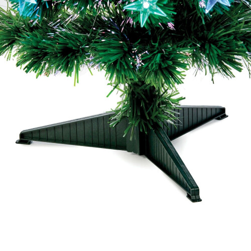 Premier Fibre Optic Star Tree with Multi Coloured LED Lights 1.2M 2