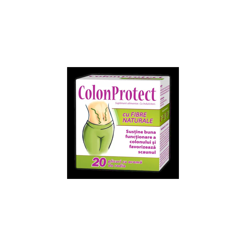 Colon Protect with natural fibers and pomegranate taste, 20 sachets