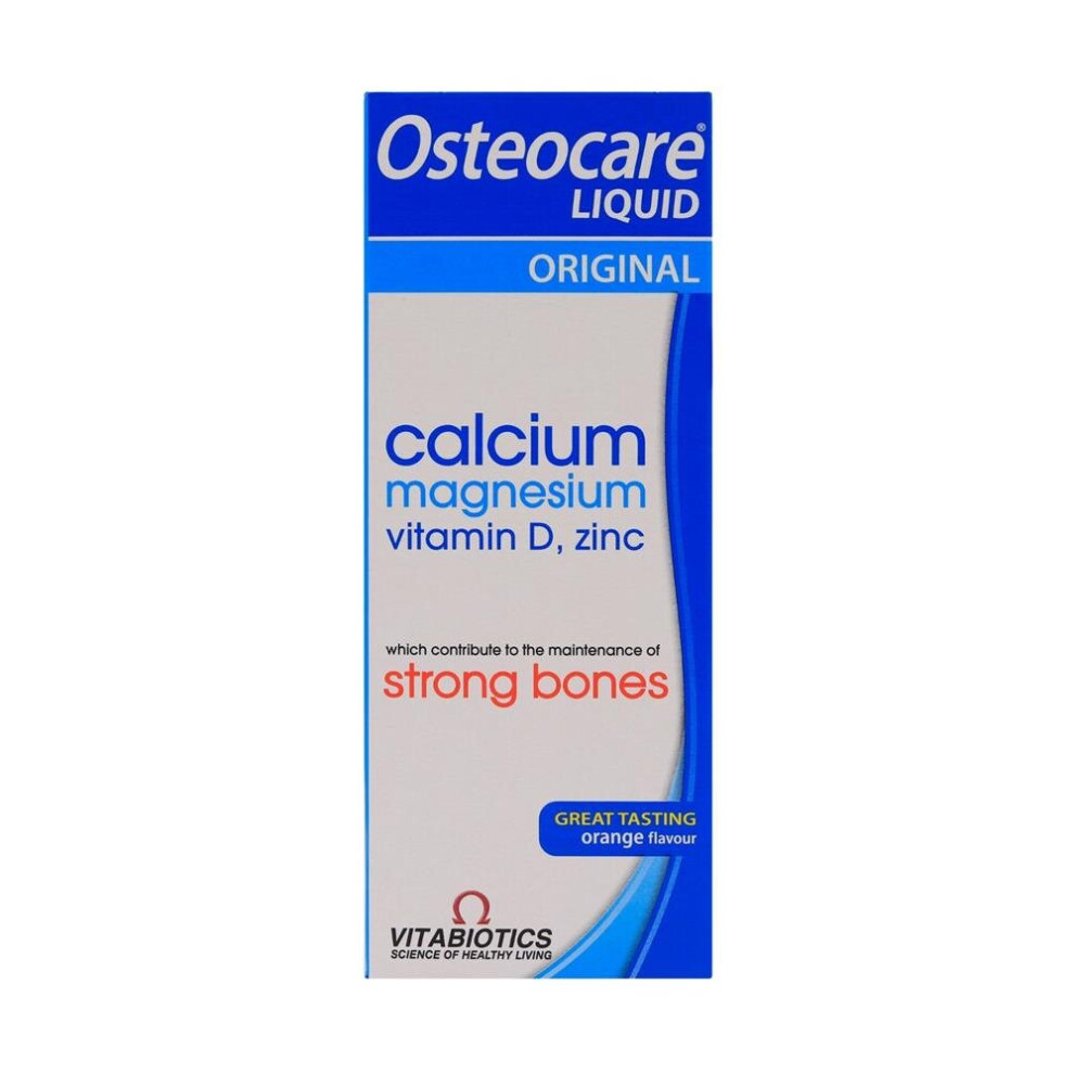 Vitabiotics Osteocare Liquid With Vitamin D, Zinc And Magnesium - 200Ml