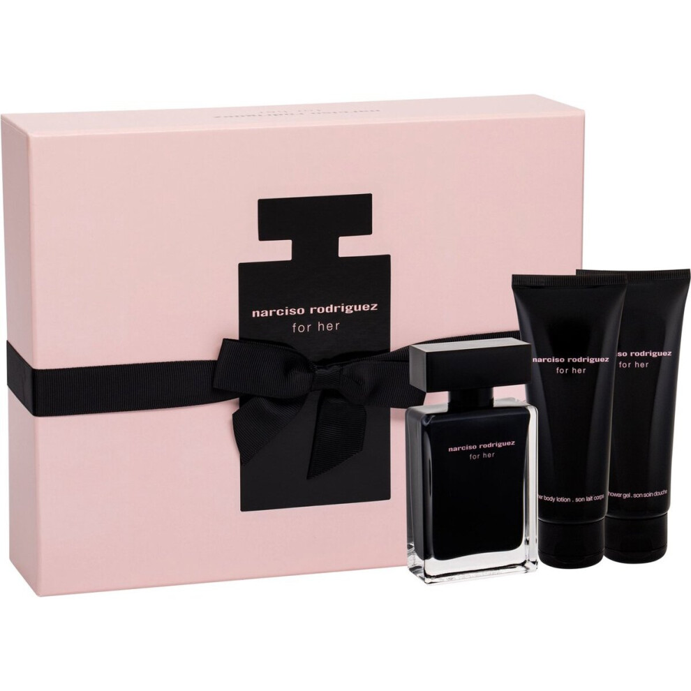 Narciso Rodriguez Gift Set 50ml EDT, 75ml Shower Gel & Body Lotion