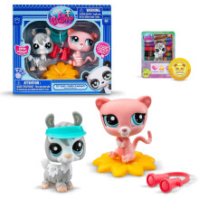 Conjunto de brinquedos - BANDAI - Duo Petshop Pav - Multicolorido - Modelo aleatório - Para crianças