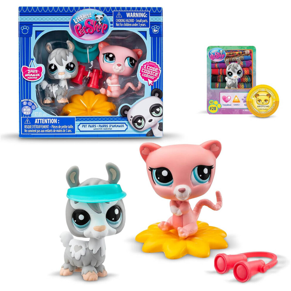 Littlest Pet Shop Pet Pairs 2-Pack Series 1(styles vary)