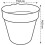Elho Loft Urban Green Wall Pot 15cm White 4
