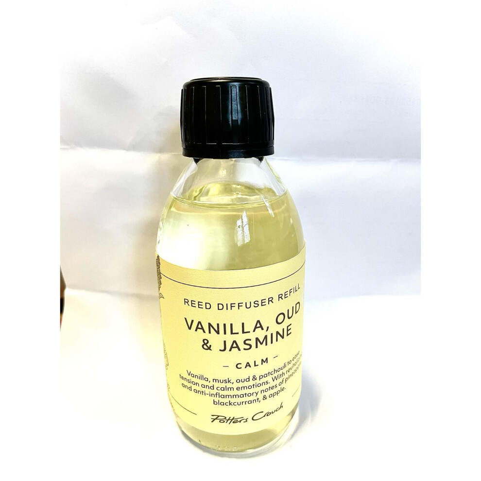 Potters Crouch Wellness Range Diffuser Refill - Vanilla, Oud & Jasmine