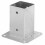 Heavy Duty Galvanised Bolt Down Square Post Fence Foot Base Support Bracket for Sturdy Garden Fencing 9