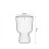 Elho Vibes Fold Coupe Silky White 14cm 5