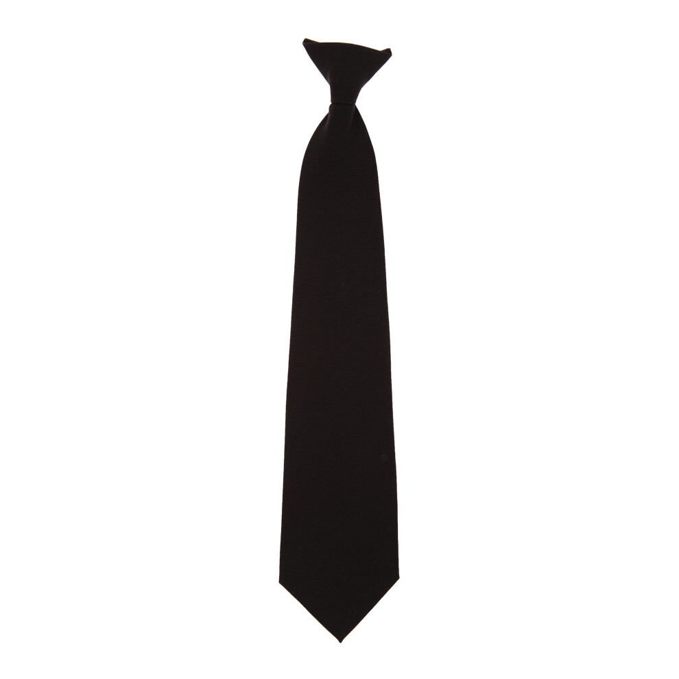 (One Size, Black) Yoko Clip-On Tie
